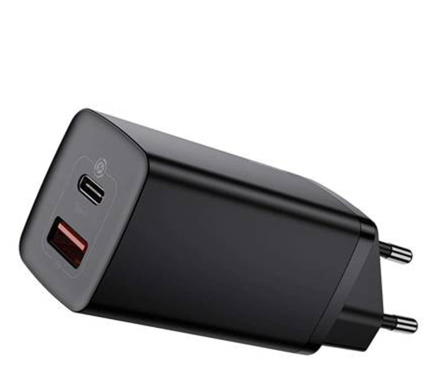 BASEUS Ładowarka sieciowa GaN2 Lite USB-C USB-A 65W CCGAN2L-B01 - 1195441 - zdjęcie